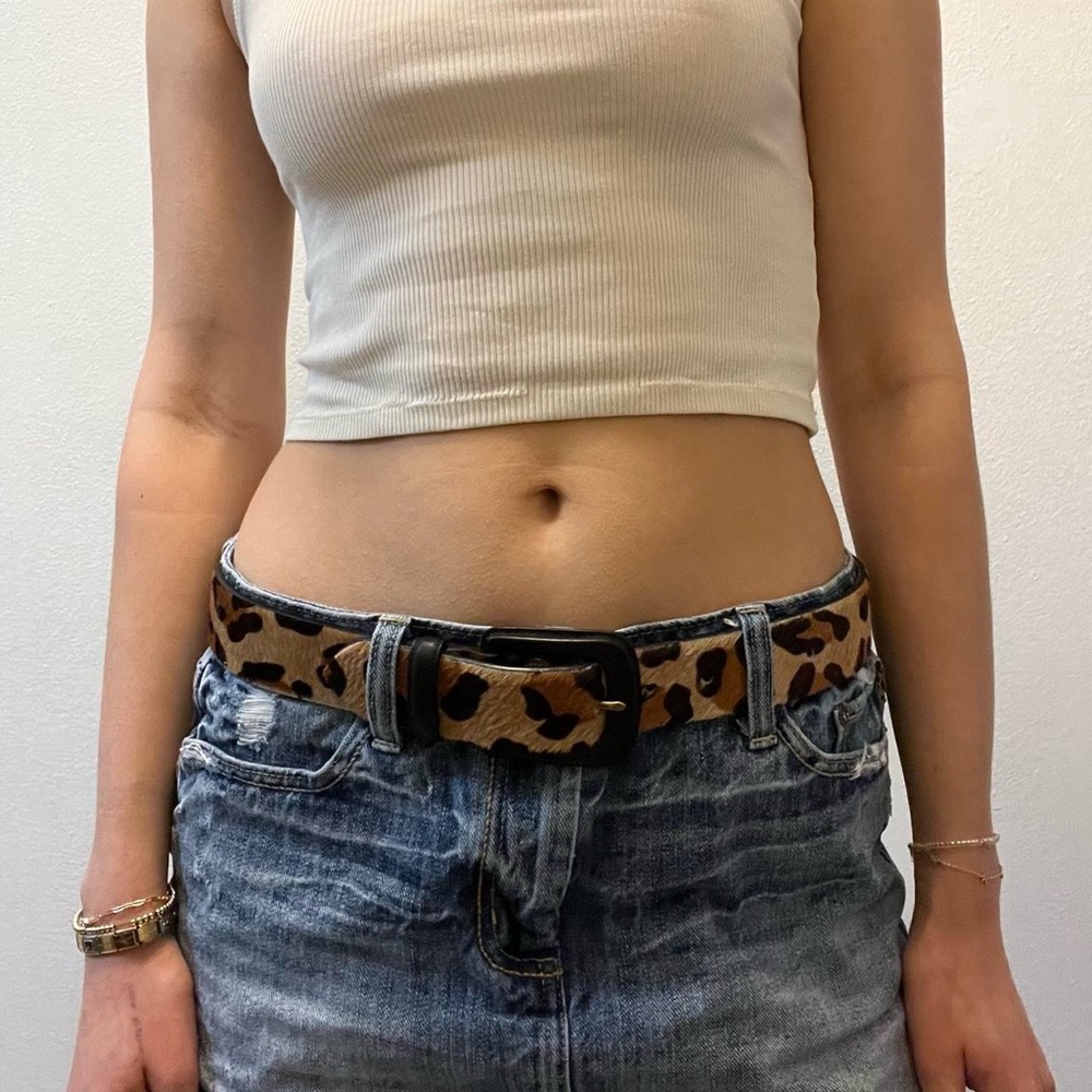 Leopard Print Belt by ralph lauren